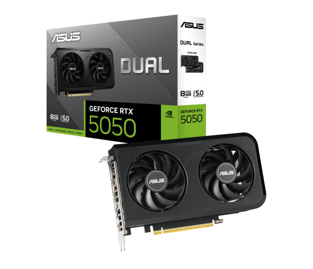 ASUS GeForce RTX 5050 Dual OC 8GB GDDR6 DLSS4 DUAL-RTX5050-O8G - 1344486 - zdjęcie